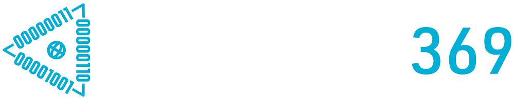 Rectitude369 Logo Blue White Text