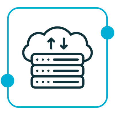 Managed Hosting Icon Blue – Rectitude 369