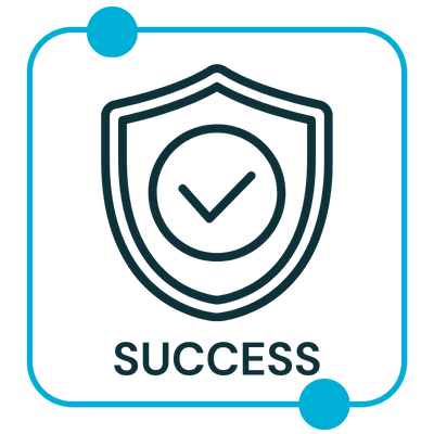 Success Icon Blue - Rectitude