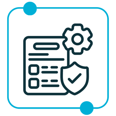 IT Compliance Icon Blue – Rectitude 369