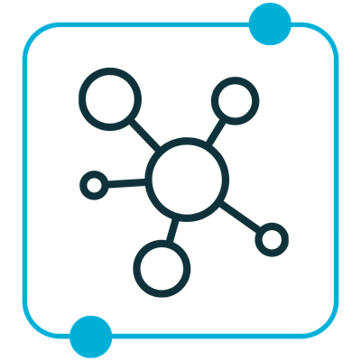 Carrier-Neutral Connectivity Icon Blue – Rectitude 369