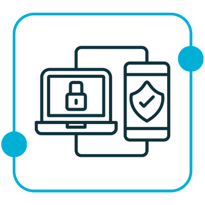 Multi-Factor Authentication (MFA) Icon Blue – Rectitude 369